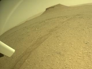 View image taken on Mars, Mars Perseverance Sol 678: Rear Right Hazard Avoidance Camera (Hazcam)