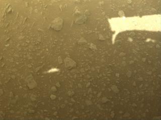View image taken on Mars, Mars Perseverance Sol 681: Front Left Hazard Avoidance Camera (Hazcam)