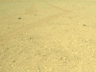 View image taken on Mars, Mars Perseverance Sol 681: Front Right Hazard Avoidance Camera (Hazcam)