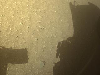 View image taken on Mars, Mars Perseverance Sol 681: Rear Left Hazard Avoidance Camera (Hazcam)