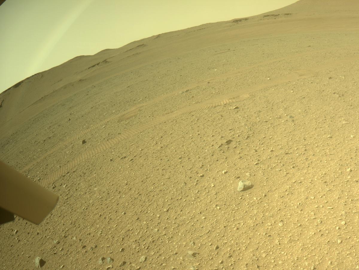 This image was taken by REAR_HAZCAM_RIGHT onboard NASA's Mars rover Perseverance on Sol 681