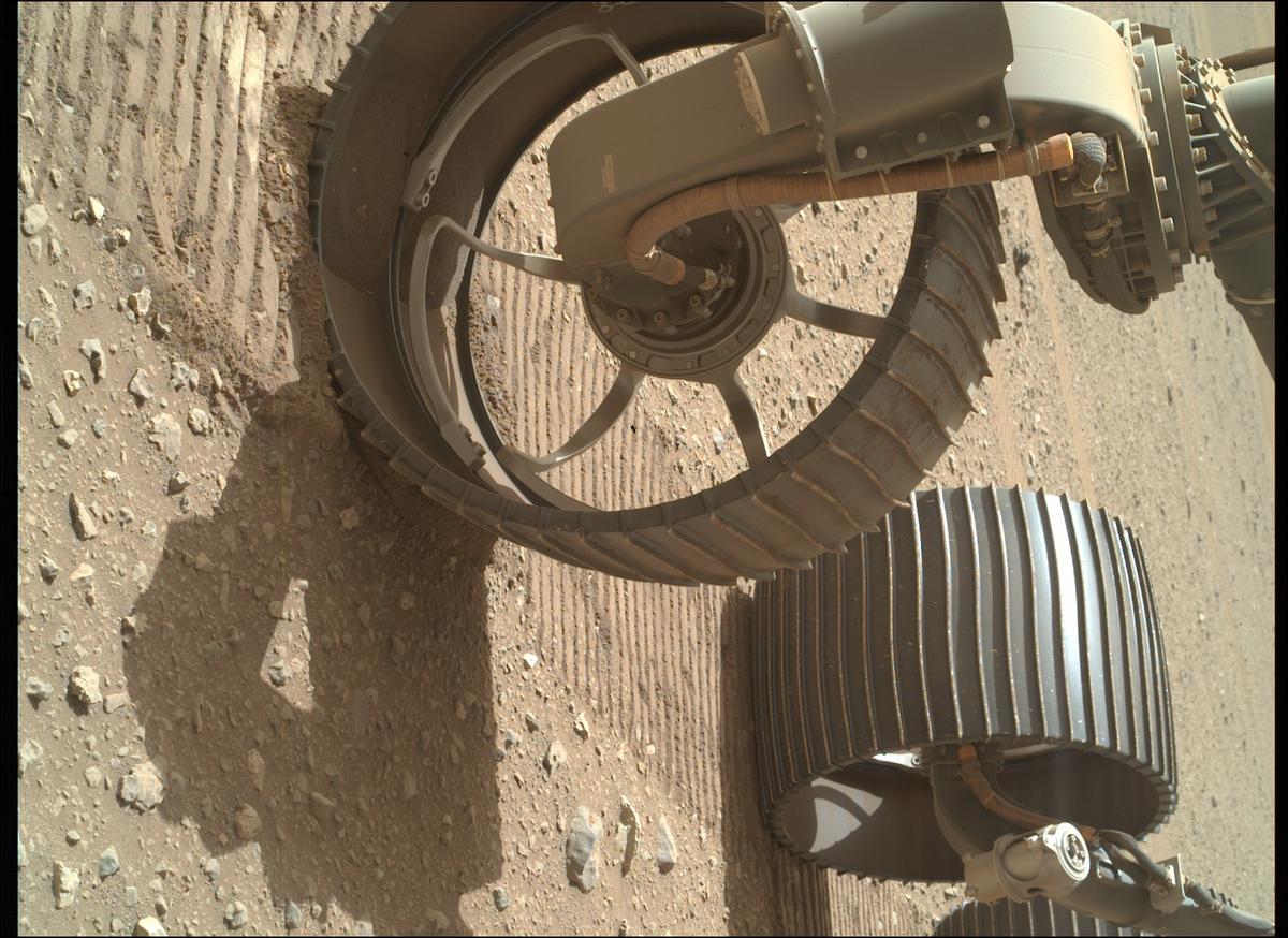 This image was taken by SHERLOC_WATSON onboard NASA's Mars rover Perseverance on Sol 682