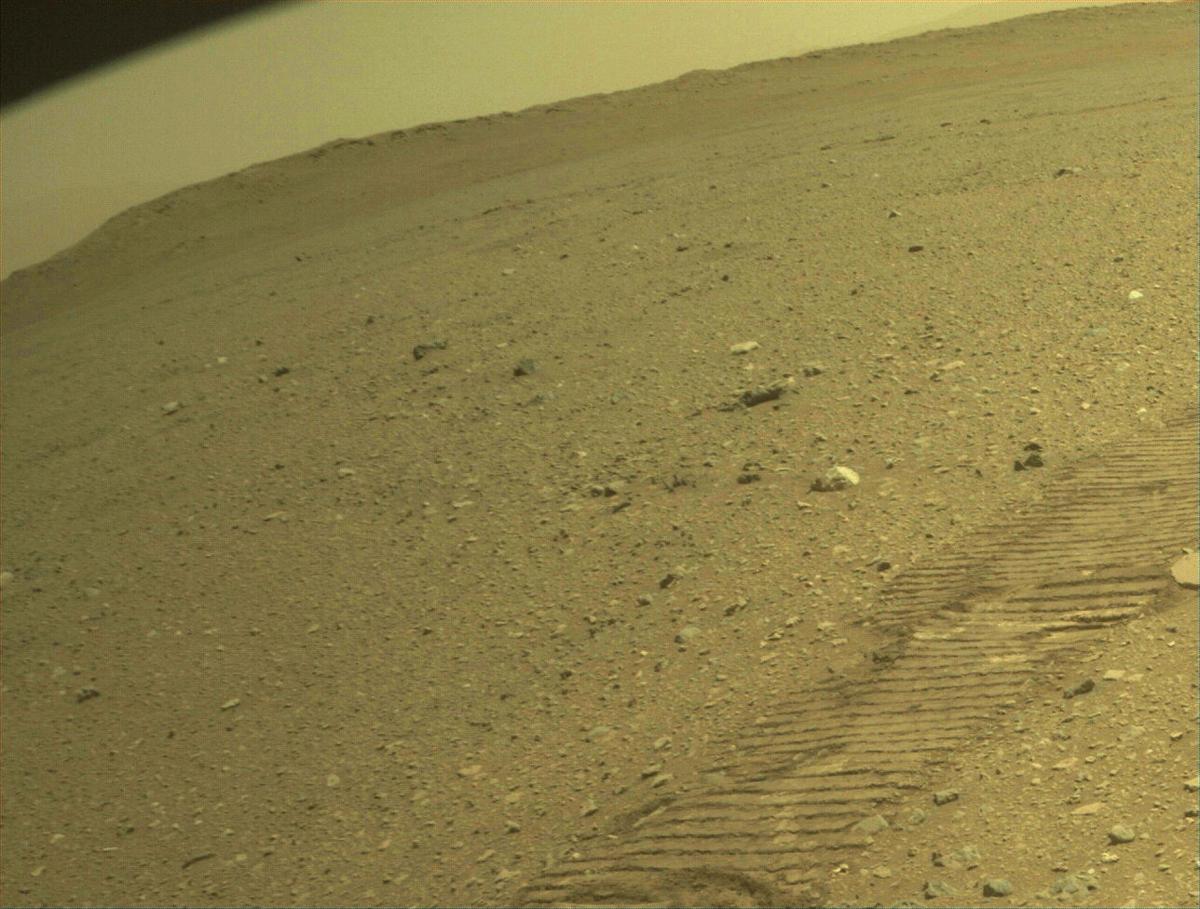 This image was taken by FRONT_HAZCAM_RIGHT_A onboard NASA's Mars rover Perseverance on Sol 684