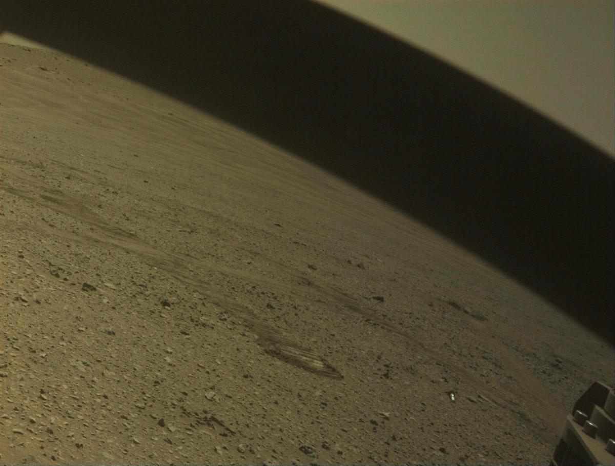 This image was taken by FRONT_HAZCAM_RIGHT_A onboard NASA's Mars rover Perseverance on Sol 684