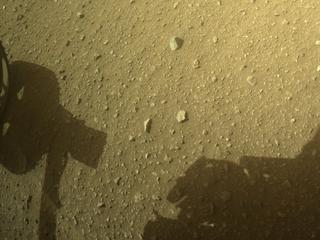 View image taken on Mars, Mars Perseverance Sol 684: Rear Right Hazard Avoidance Camera (Hazcam)