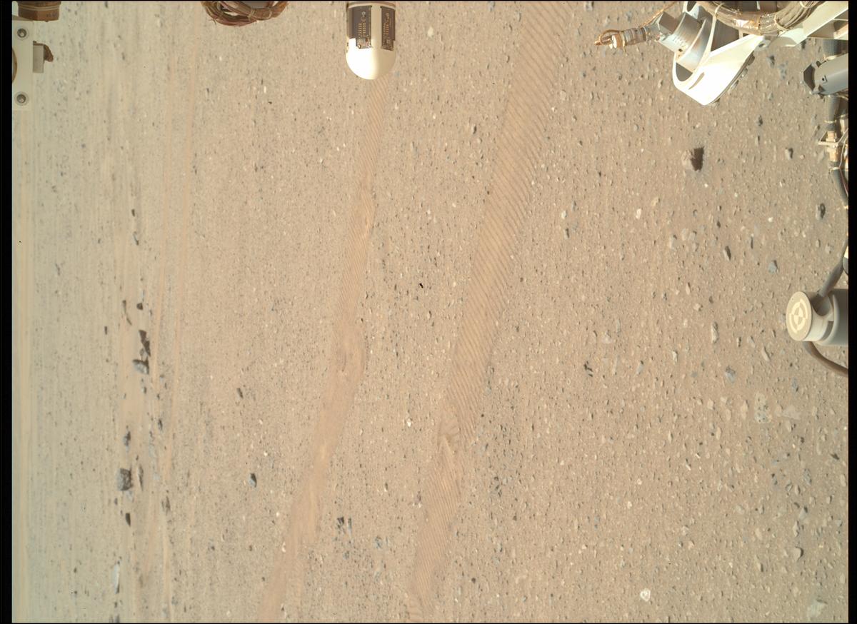 This image was taken by SHERLOC_WATSON onboard NASA's Mars rover Perseverance on Sol 684