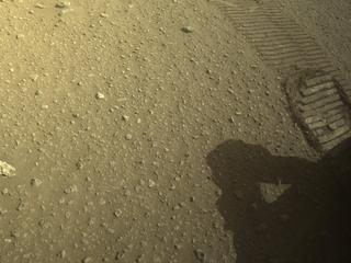 View image taken on Mars, Mars Perseverance Sol 686: Front Left Hazard Avoidance Camera (Hazcam)