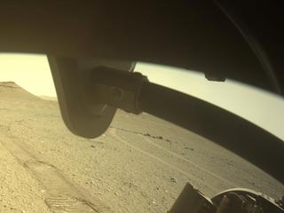 View image taken on Mars, Mars Perseverance Sol 686: Front Right Hazard Avoidance Camera (Hazcam)