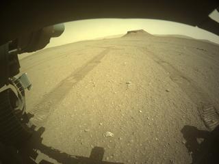 View image taken on Mars, Mars Perseverance Sol 688: Front Left Hazard Avoidance Camera (Hazcam)