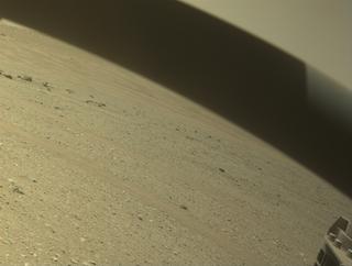 View image taken on Mars, Mars Perseverance Sol 693: Front Right Hazard Avoidance Camera (Hazcam)