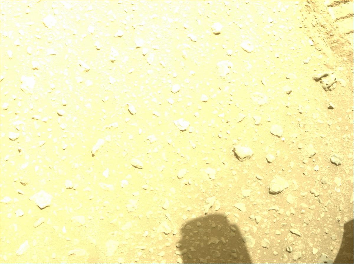 This image was taken by FRONT_HAZCAM_RIGHT_A onboard NASA's Mars rover Perseverance on Sol 693