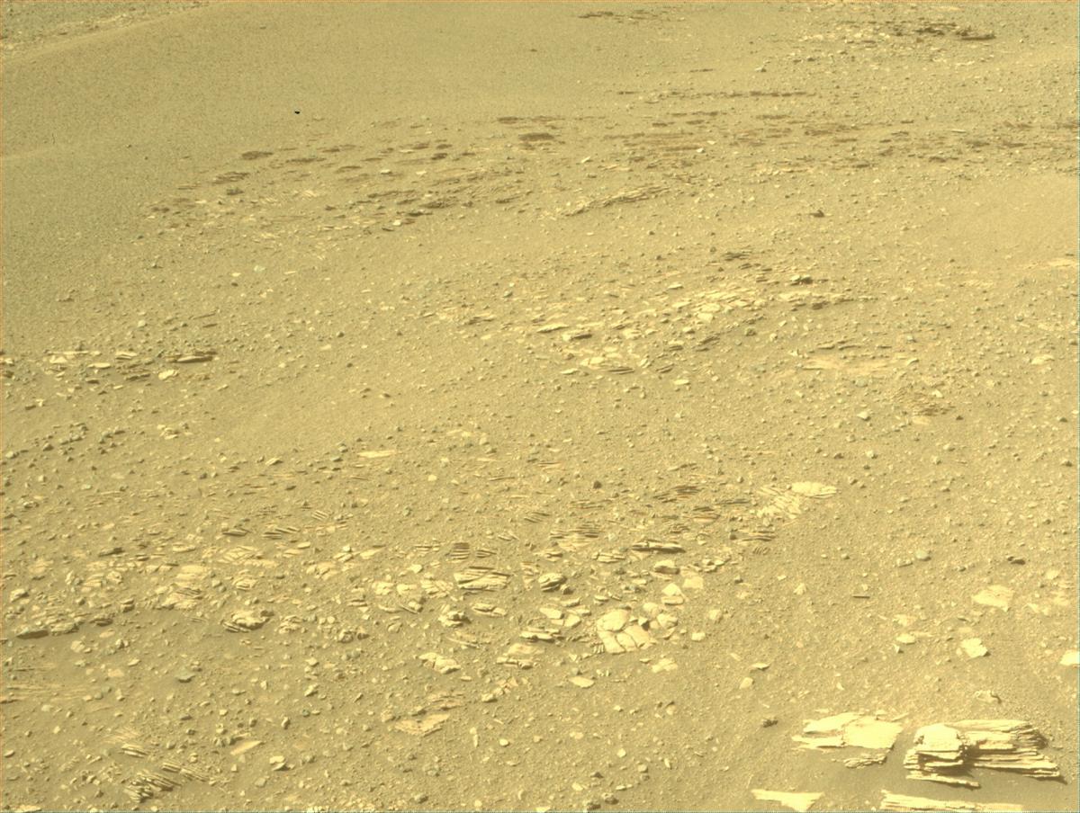 This image was taken by FRONT_HAZCAM_RIGHT_A onboard NASA's Mars rover Perseverance on Sol 695