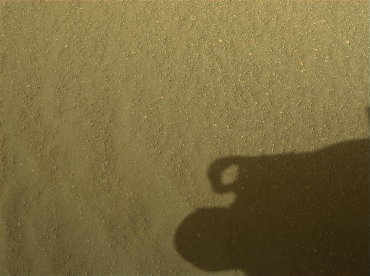 This image was taken by FRONT_HAZCAM_RIGHT_A onboard NASA's Mars rover Perseverance on Sol 695