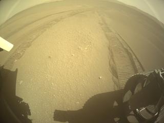 View image taken on Mars, Mars Perseverance Sol 695: Rear Right Hazard Avoidance Camera (Hazcam)