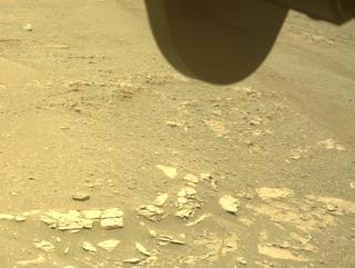 View image taken on Mars, Mars Perseverance Sol 697: Front Right Hazard Avoidance Camera (Hazcam)
