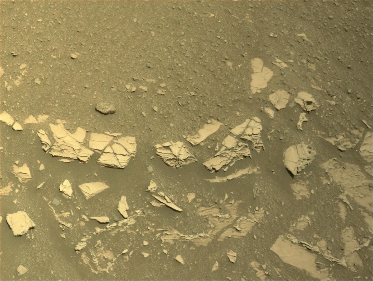 This image was taken by NAVCAM_RIGHT onboard NASA's Mars rover Perseverance on Sol 697