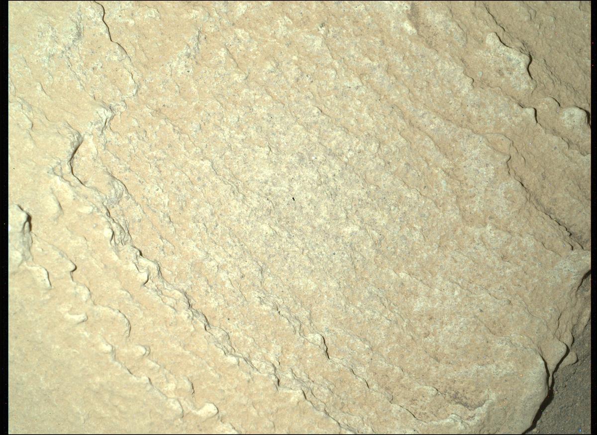 This image was taken by SHERLOC_WATSON onboard NASA's Mars rover Perseverance on Sol 697