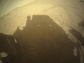 View image taken on Mars, Mars Perseverance Sol 698: Rear Left Hazard Avoidance Camera (Hazcam)