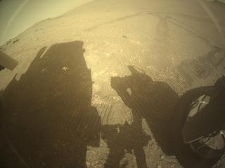 View image taken on Mars, Mars Perseverance Sol 698: Rear Right Hazard Avoidance Camera (Hazcam)