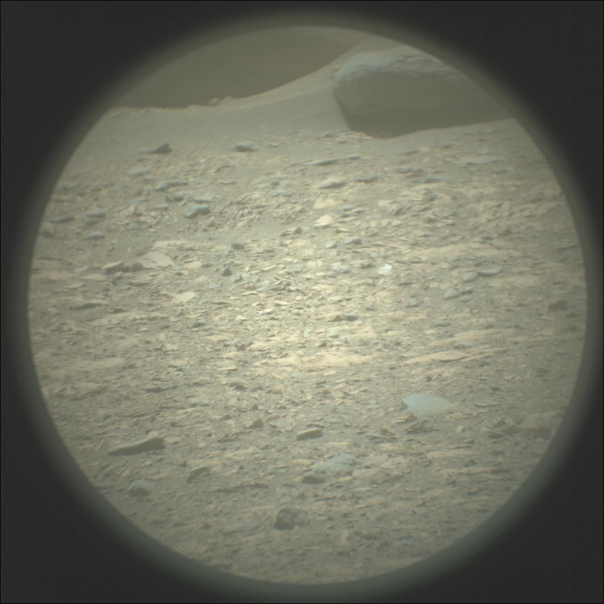 This image was taken by SUPERCAM_RMI onboard NASA's Mars rover Perseverance on Sol 698
