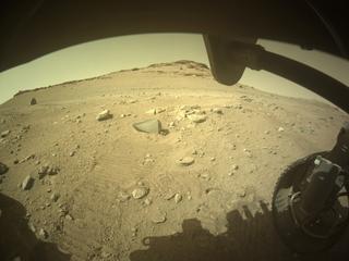 View image taken on Mars, Mars Perseverance Sol 700: Front Right Hazard Avoidance Camera (Hazcam)