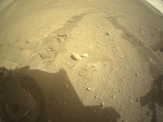 View image taken on Mars, Mars Perseverance Sol 700: Rear Left Hazard Avoidance Camera (Hazcam)