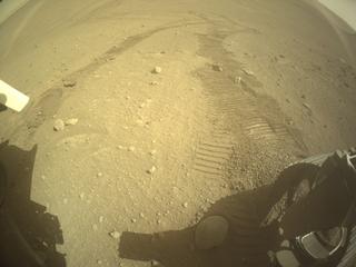 View image taken on Mars, Mars Perseverance Sol 700: Rear Right Hazard Avoidance Camera (Hazcam)