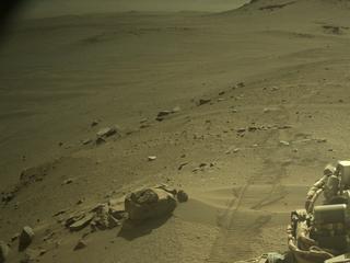 View image taken on Mars, Mars Perseverance Sol 702: Left Navigation Camera (Navcam)