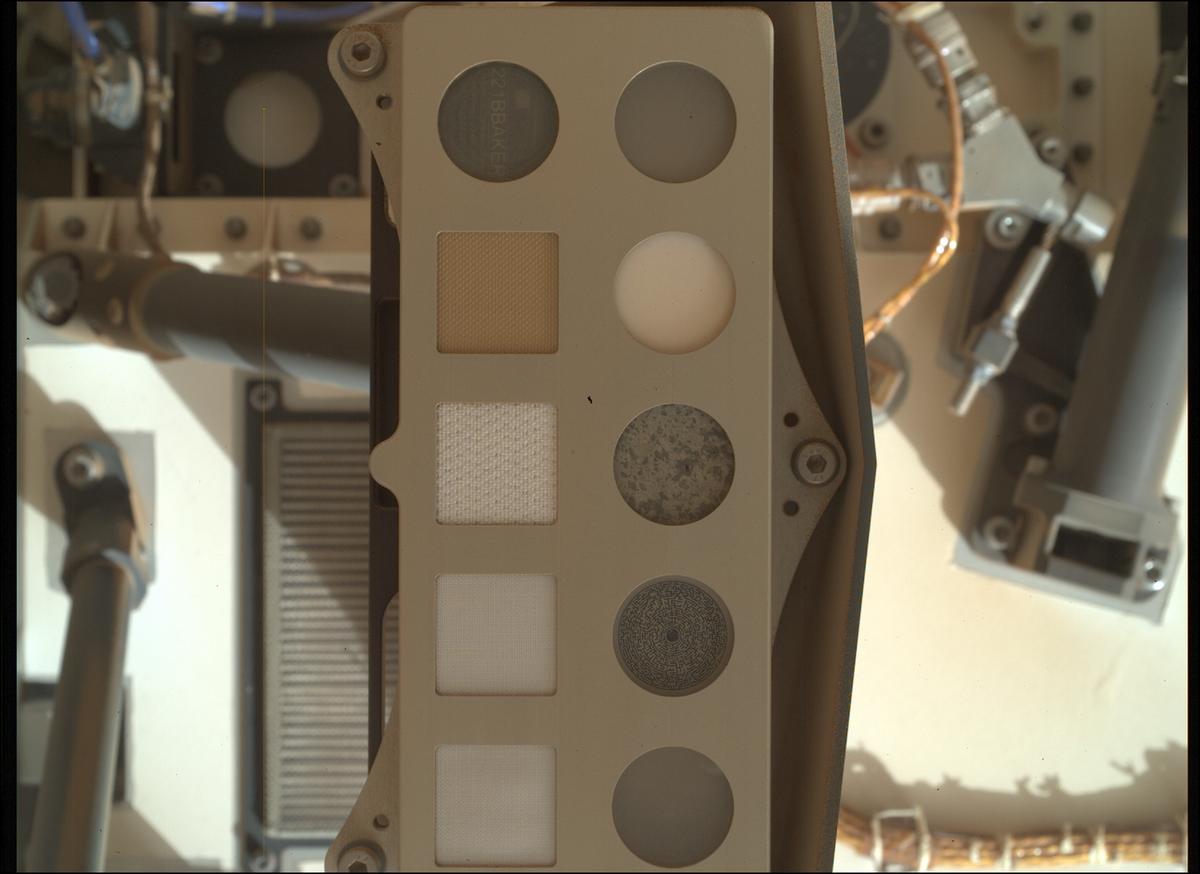 This image was taken by SHERLOC_WATSON onboard NASA's Mars rover Perseverance on Sol 704