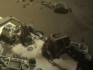View image taken on Mars, Mars Perseverance Sol 705: Right Navigation Camera (Navcam)