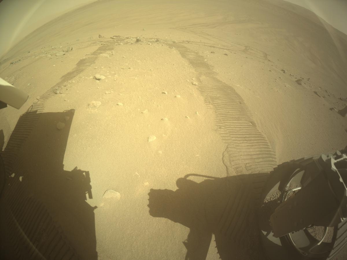 This image was taken by REAR_HAZCAM_RIGHT onboard NASA's Mars rover Perseverance on Sol 706