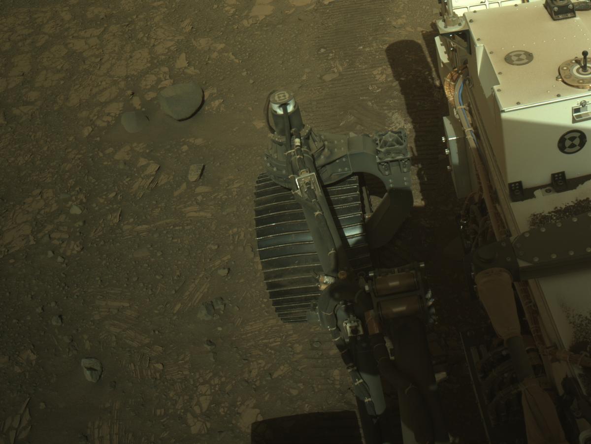 This image was taken by NAVCAM_LEFT onboard NASA's Mars rover Perseverance on Sol 707