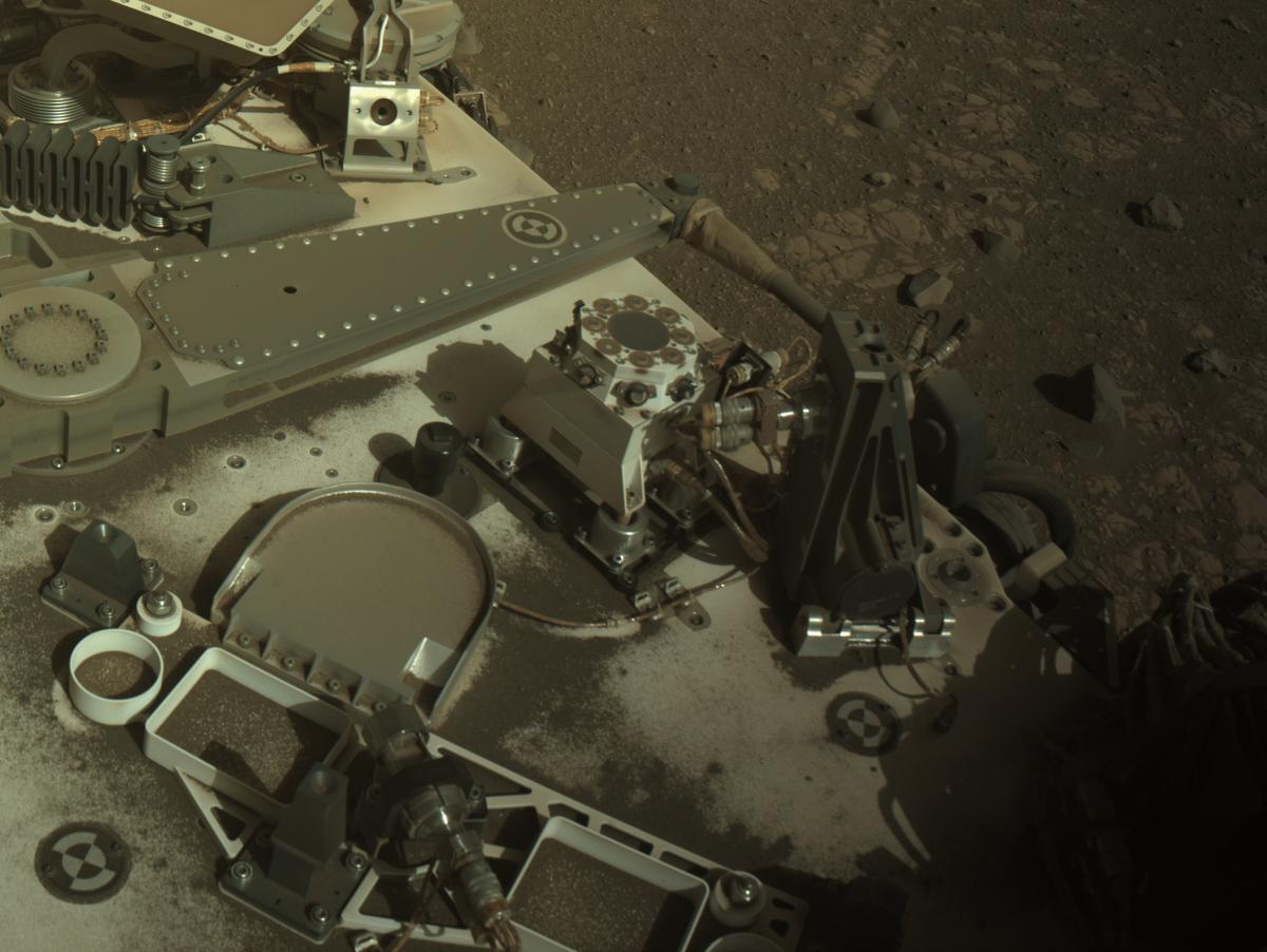 This image was taken by NAVCAM_RIGHT onboard NASA's Mars rover Perseverance on Sol 707