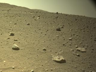 View image taken on Mars, Mars Perseverance Sol 708: Left Navigation Camera (Navcam)
