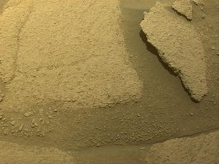 View image taken on Mars, Mars Perseverance Sol 709: Front Left Hazard Avoidance Camera (Hazcam)