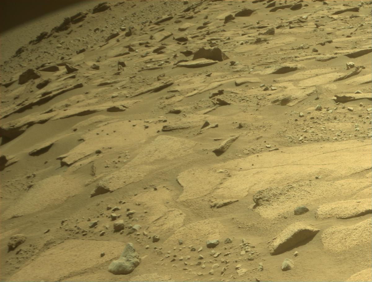 This image was taken by FRONT_HAZCAM_RIGHT_A onboard NASA's Mars rover Perseverance on Sol 709