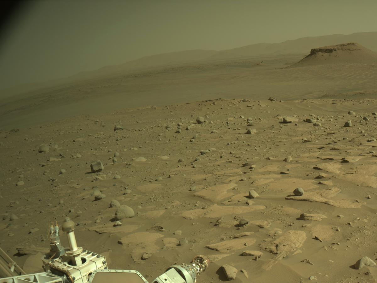 This image was taken by NAVCAM_LEFT onboard NASA's Mars rover Perseverance on Sol 709
