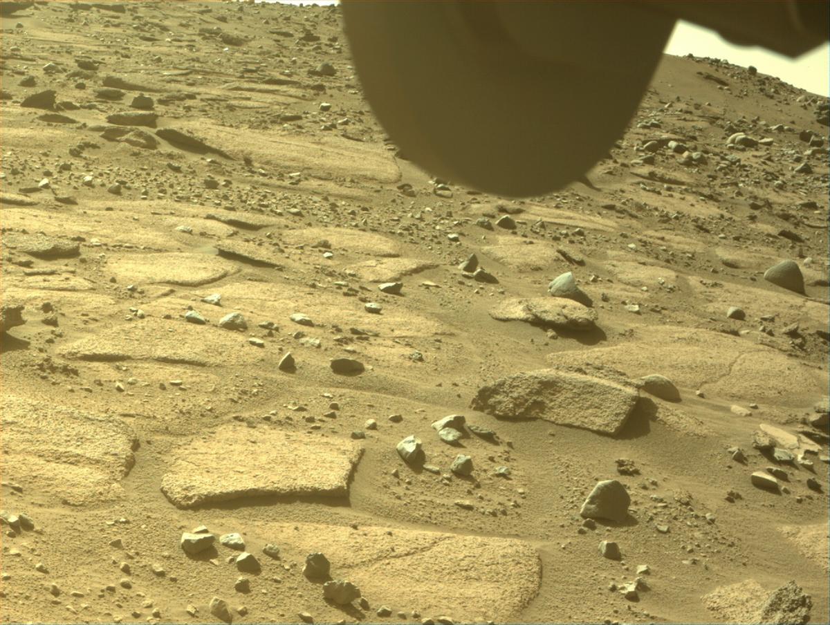 This image was taken by FRONT_HAZCAM_RIGHT_A onboard NASA's Mars rover Perseverance on Sol 711