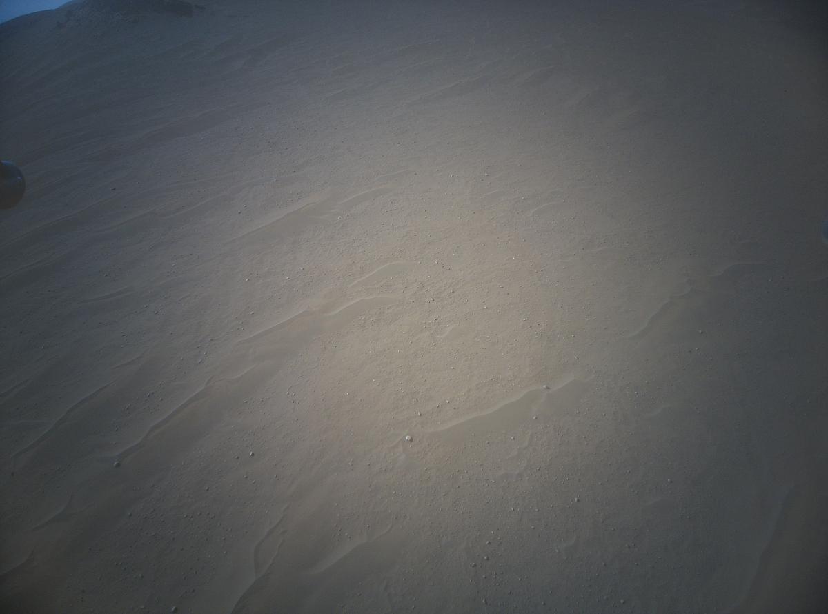 This image was taken by HELI_RTE onboard NASA's Mars rover Perseverance on Sol 711