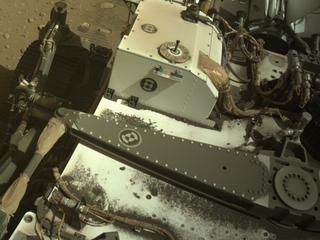 View image taken on Mars, Mars Perseverance Sol 713: Right Navigation Camera (Navcam)
