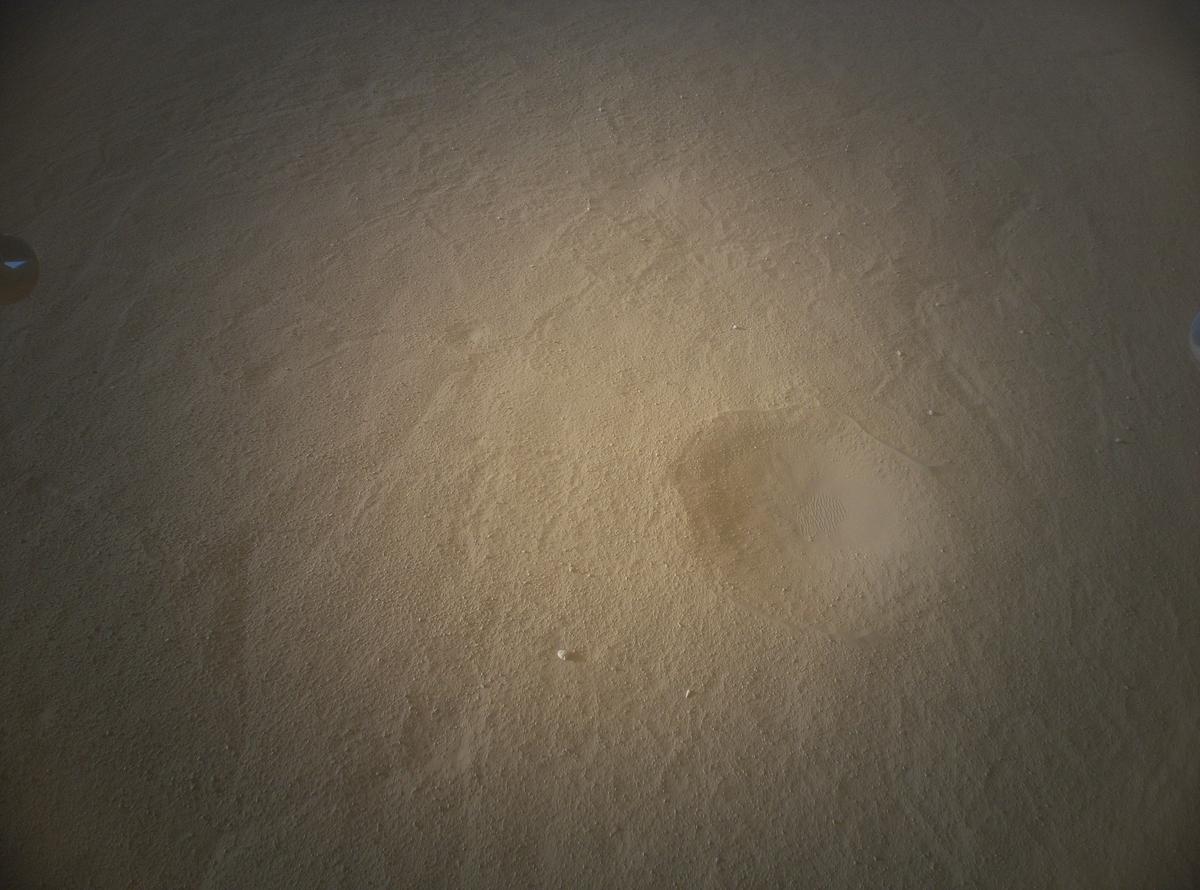 This image was taken by HELI_RTE onboard NASA's Mars rover Perseverance on Sol 714