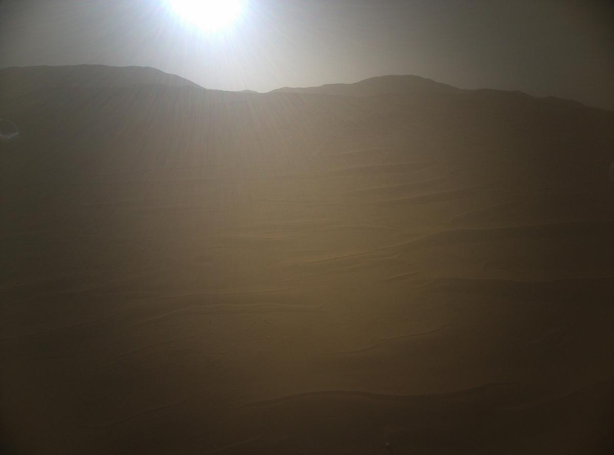 Mars surface image from rover