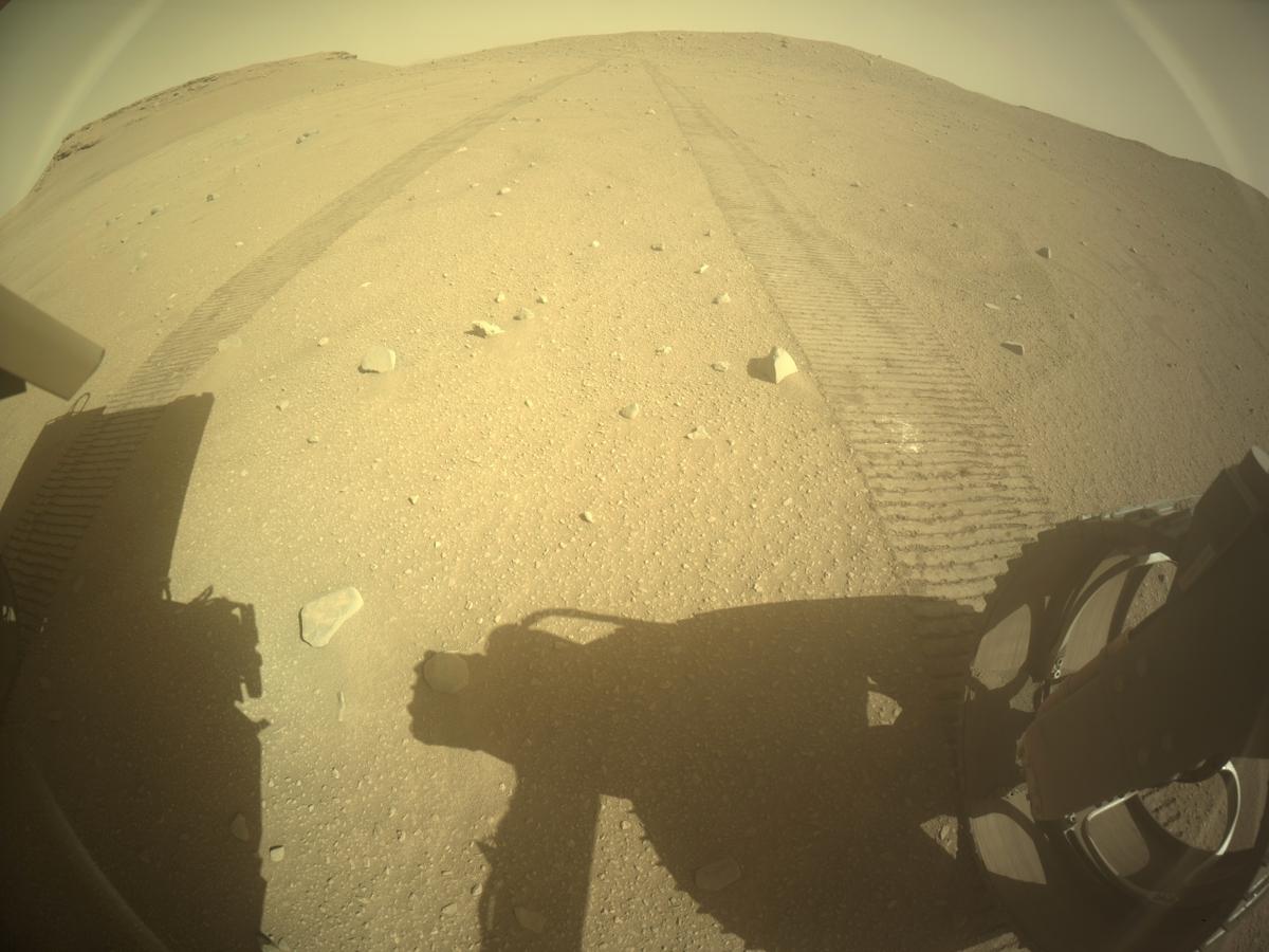 This image was taken by REAR_HAZCAM_RIGHT onboard NASA's Mars rover Perseverance on Sol 714