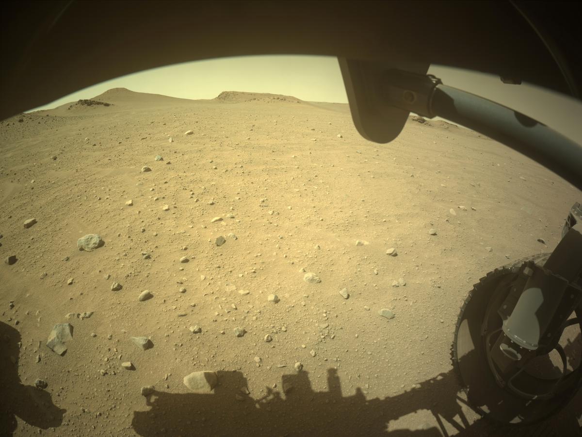 This image was taken by FRONT_HAZCAM_RIGHT_A onboard NASA's Mars rover Perseverance on Sol 715