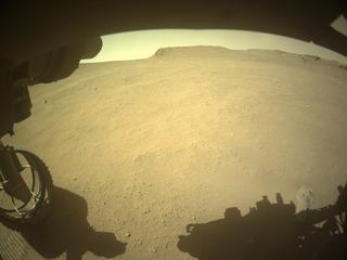 View image taken on Mars, Mars Perseverance Sol 716: Front Left Hazard Avoidance Camera (Hazcam)
