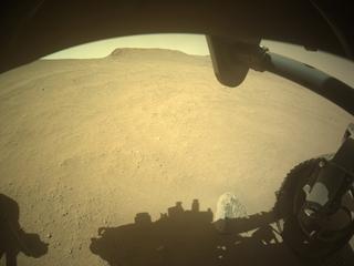 View image taken on Mars, Mars Perseverance Sol 716: Front Right Hazard Avoidance Camera (Hazcam)