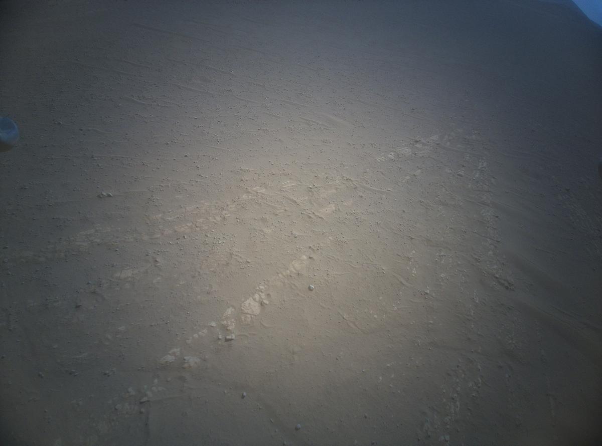 This image was taken by HELI_RTE onboard NASA's Mars rover Perseverance on Sol 717