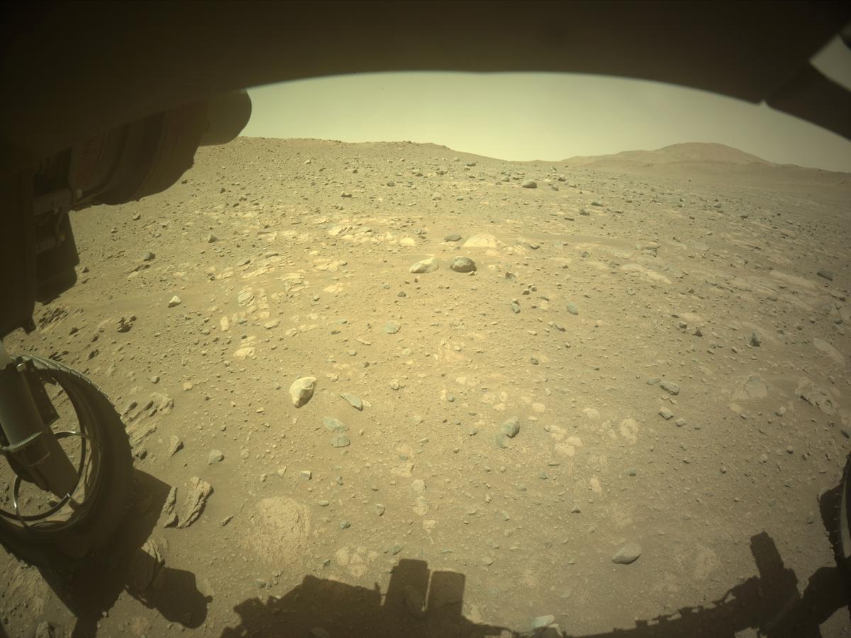 This image was taken by FRONT_HAZCAM_LEFT_A onboard NASA's Mars rover Perseverance on Sol 718