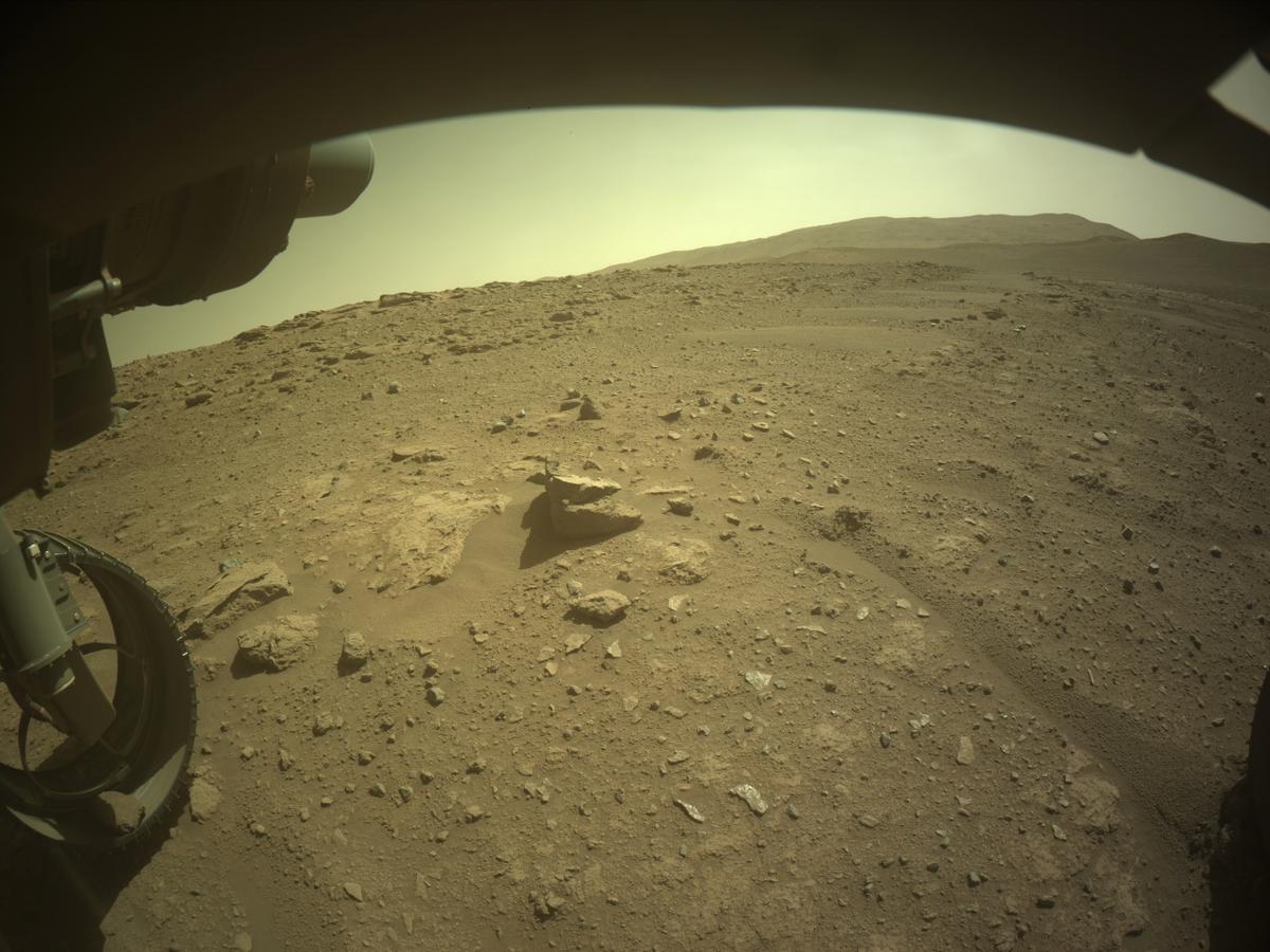 This image was taken by FRONT_HAZCAM_LEFT_A onboard NASA's Mars rover Perseverance on Sol 719