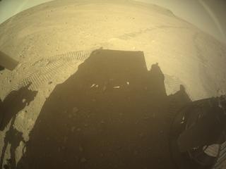 View image taken on Mars, Mars Perseverance Sol 719: Rear Right Hazard Avoidance Camera (Hazcam)